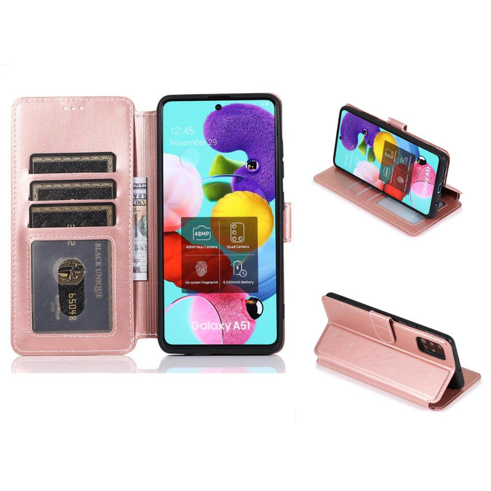 Étui portefeuille folio en cuir pour Samsung Galaxy A71 Étui portefeuille folio en cuir pour Samsung Galaxy A71